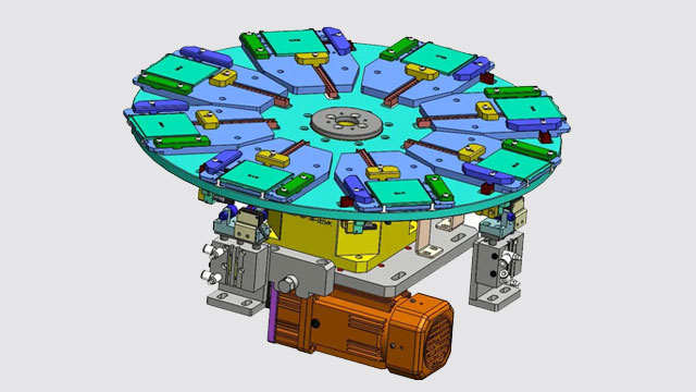 轉盤分割器三維圖2