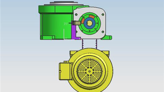 凸輪分割器電機吊裝